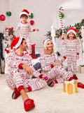 2 Pcs Men's Christmas Pajamas Set, Reindeer Fairisle Print Long Sleeve Shirt And Long Pants, Comfortable And Warm Sleepwear For Holiday Party, Family Matching Pajama Christmas Decorations