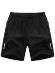 5pcs/Set Men's Quick-Drying Breathable Iced Silk Outdoor Beach Leisure Shorts For Summer