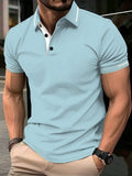 Manfinity Men's Color-Block Polo Shirt