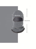 Ski Mask For Men Winter Knitted Windproof Neck Full Face Mask Balaclava Hats 1 Hole Ski Mask Fleece For Men Winter Favors Face Scarf Winter Christmas Thanksgiving New Years Holiday Gifts