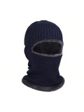 Ski Mask For Men Winter Knitted Windproof Neck Full Face Mask Balaclava Hats 1 Hole Ski Mask Fleece For Men Winter Favors Face Scarf Winter Christmas Thanksgiving New Years Holiday Gifts