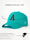 1pc Embroidered Letter A Adjustable Baseball Cap Unisex Outdoor Sunscreen Casual Hat Suitable For Spring Autumn Travel Beach Vacation Y2K Style Cap