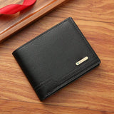 1-2pcs Men's PU Leather Wallet, Large Capacity And Multiple Card Slots, Can Store Large Bills, Simple Coin Pocket, Credit Card, Bank Card, ID Card Photo Slot, Business Casual Style, An Ideal Gift For Men's Birthday Or Partner