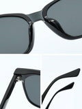 2pairs Men Top Bar Aviator Frame Rivet Decor Fashion Glasses Casual Shades Accessories