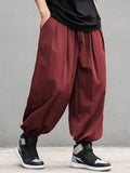 Manfinity EMRG Solid Color Drawstring Jogger Pants With Pockets