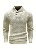 Manfinity Homme Men Patch Detail Sweater