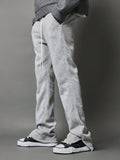 SUMWON Flared Fit Washed Jogger With Split Hem