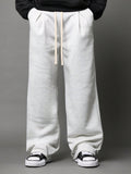 SUMWON Wide Leg Jogger With Pleat Detail