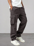 Manfinity Hypemode Men Flap Pocket Drawstring Waist Pants