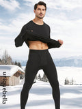 UNIQUEBELLA Thermal Underwear For Men Long Johns With Fleece Lined, Base Layer Men Cold Weather Top Bottom, Sports - MapleCo