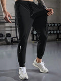 Men's Sports Ice Pants Summer Thin Straight Leg-Binding Casual Pants