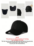 1pc Men Faith Embroidered Adjustable Baseball Cap, Outdoor Sun Protection Casual Hat For Traveling, Beach, Spring