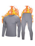 Thermal Underwear For Men, Super Warm Fleece Lined Mens Winter Base Layer Set Running Compression Long Johns