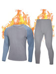 Thermal Underwear For Men, Super Warm Fleece Lined Mens Winter Base Layer Set Running Compression Long Johns