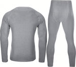 Thermal Underwear For Men, Super Warm Fleece Lined Mens Winter Base Layer Set Running Compression Long Johns