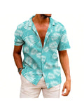 Funky Hawaiian Shirt For Men Palm Beach Shirts Tropical Vacation Shirts