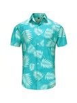 Funky Hawaiian Shirt For Men Palm Beach Shirts Tropical Vacation Shirts