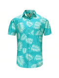 Funky Hawaiian Shirt For Men Palm Beach Shirts Tropical Vacation Shirts