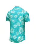 Funky Hawaiian Shirt For Men Palm Beach Shirts Tropical Vacation Shirts