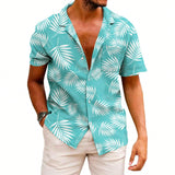 Funky Hawaiian Shirt For Men Palm Beach Shirts Tropical Vacation Shirts