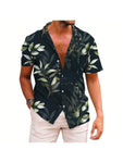 Funky Hawaiian Shirt For Men Palm Beach Shirts Tropical Vacation Shirts