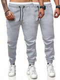 Manfinity Homme Men 2pcs Drawstring Waist Sweatpants For Autumn