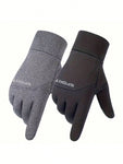 Winter Outdoor Sports Cycling Warm Gloves, Windproof Waterproof Fleece Lined Unisex Gloves, Christmas/Thanksgiving/New Year Holiday Gift