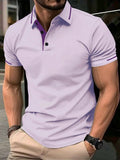 Manfinity Men's Color-Block Polo Shirt