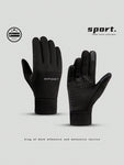 Winter Outdoor Sports Cycling Warm Gloves, Windproof Waterproof Fleece Lined Unisex Gloves, Christmas/Thanksgiving/New Year Holiday Gift