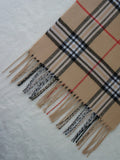 1pc Classic Plaid Scarf, Trendy Boyfriend Scarf, Warm Men Scarf Double-Sided Unisex Gift For Birthday, Autumn/Winter