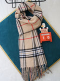 1pc Classic Plaid Scarf, Trendy Boyfriend Scarf, Warm Men Scarf Double-Sided Unisex Gift For Birthday, Autumn/Winter