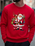 SHEIN 1pc Men's Fashion Streetwear Christmas Santa Claus - MapleCo