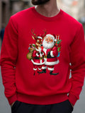 SHEIN 1pc Men's Fashion Streetwear Christmas Santa Claus - MapleCo