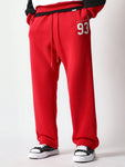 SUMWON Drop Crotch Jogger With Front Applique