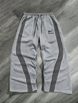 Manfinity Sporsity Loose Men Slogan Graphic Drawstring Waist Sweatpants