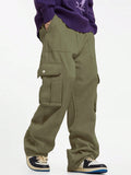 Manfinity EMRG Men Flap Pocket Side Oversize Cargo Pants