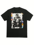 Hip-Hop Style Poster Pure Cotton 220 Grams Unisex Rapper Clothing Short-Sleeved T-Shirt