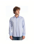 Baldinini TREND Slim Fit Long Sleeved Cotton Shirt With Classic Neck And Button Cuffs