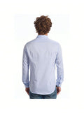 Baldinini TREND Slim Fit Long Sleeved Cotton Shirt With Classic Neck And Button Cuffs