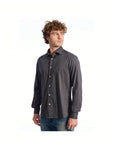 Baldinini TREND Slim Fit Long Sleeved Cotton Shirt With Classic Collar And Button Cuffs