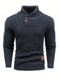 Manfinity Homme Men Patch Detail Sweater