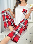 Women's Plaid Pajama Set