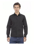 Baldinini TREND Men's Slim Fit Long Sleeve Shirt - Black