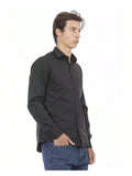 Baldinini TREND Men's Slim Fit Long Sleeve Shirt - Black