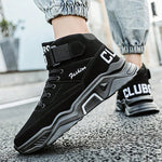 Men Fashion Letter Graphic High Top Sneakers School Shoes