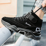 Men Fashion Letter Graphic High Top Sneakers School Shoes