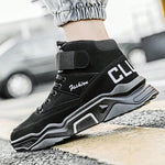 Men Fashion Letter Graphic High Top Sneakers School Shoes