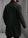 Manfinity Hypemode Men's Solid Color Casual Long Sleeve Jacket With Pockets