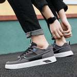 Men's Casual Shoes Spring and Summer 2023 New Breathable Trendy Sports Board Shoes Black Leather Tide Shoes Students' Shoes