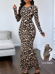 SHEIN Lady Wedding Guest Dress Women's Party Wear Black Bottom Sequin Printed Long Dress